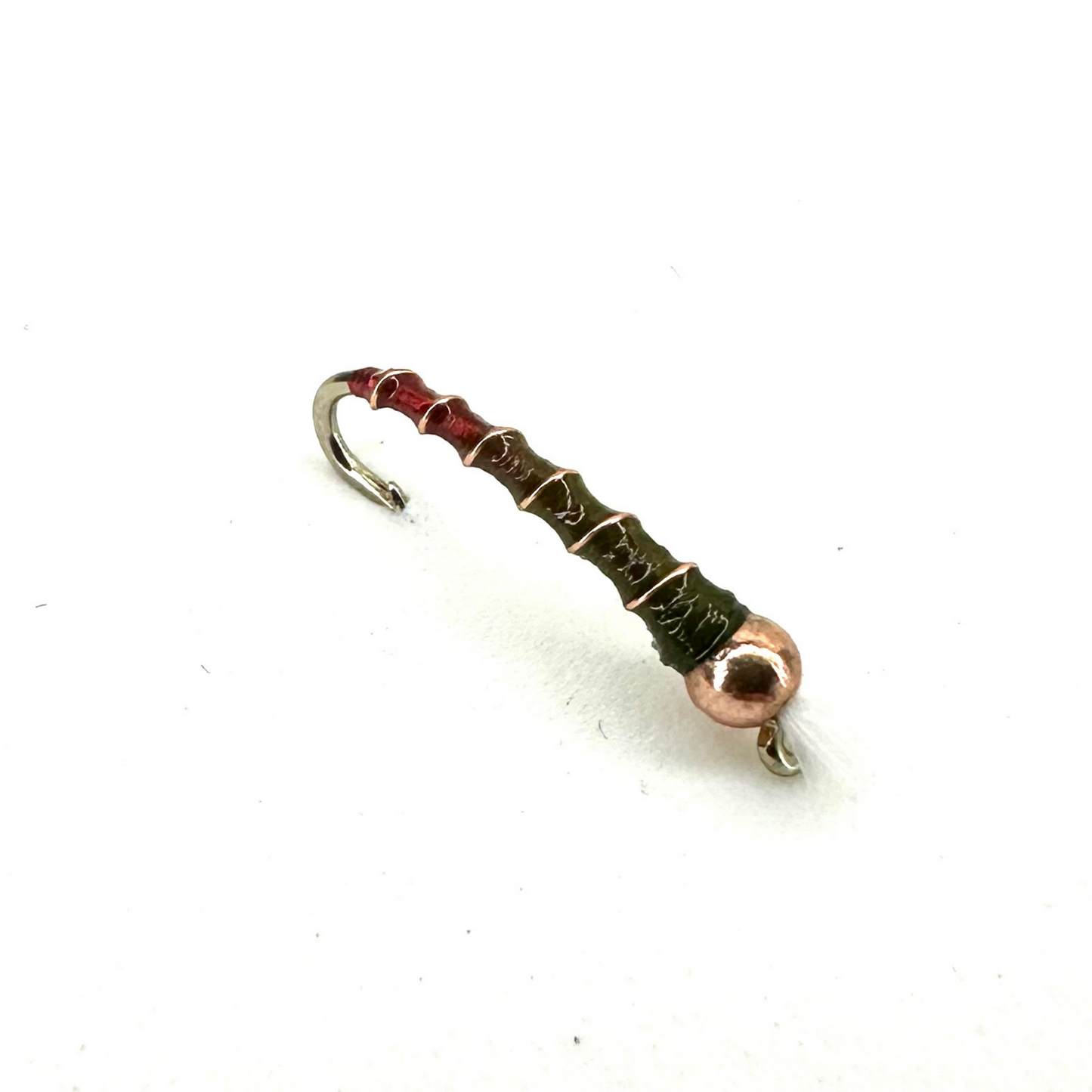 Green n' Red Chironomid, Tungsten BH