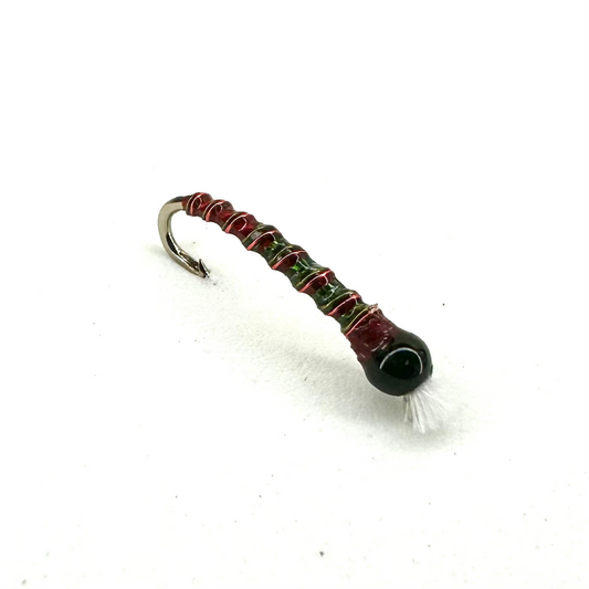 Green n' Red Chironomid, Tungsten BH