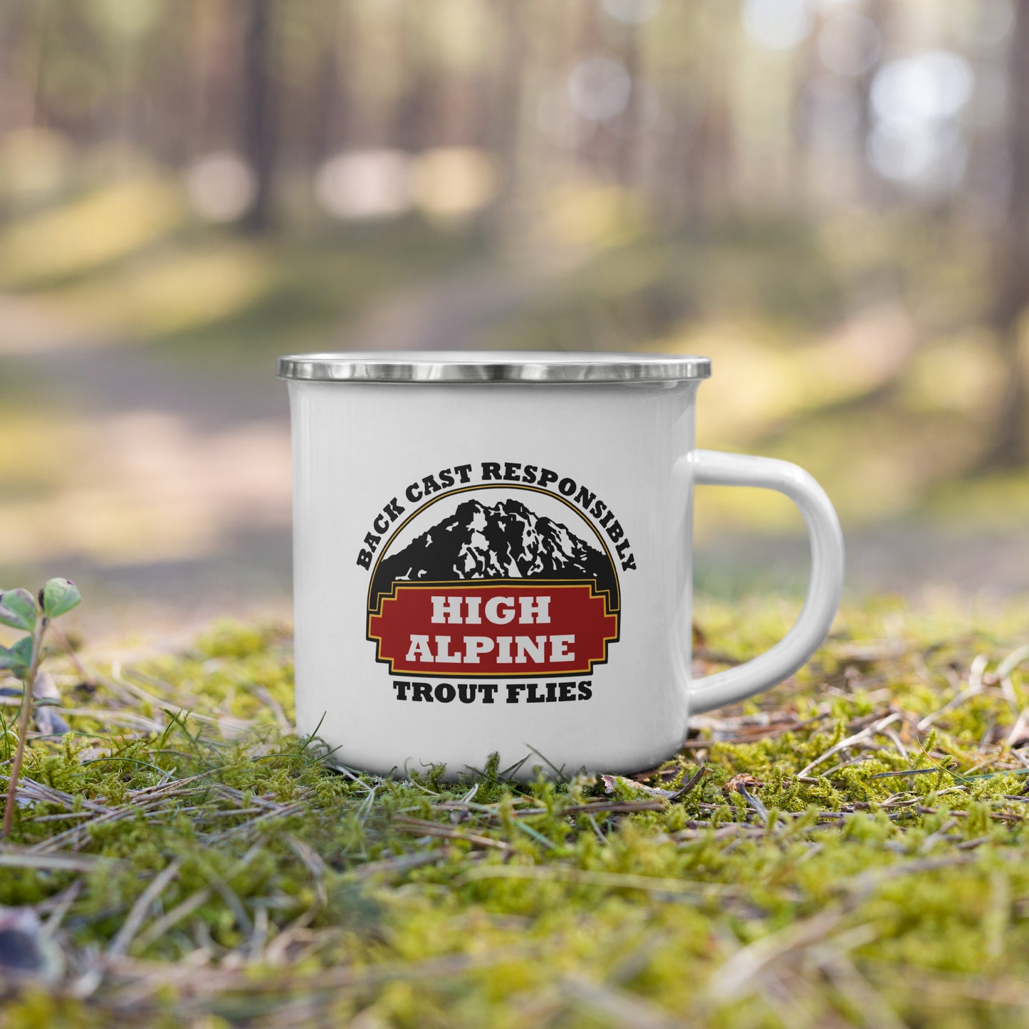 MH Trout Flies Camp Mug